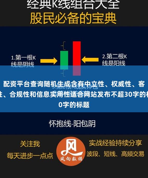 配资平台查询随机生成含有中立性、权威性、客观性、合规性和信息实用性适合网站发布不超30字的标题